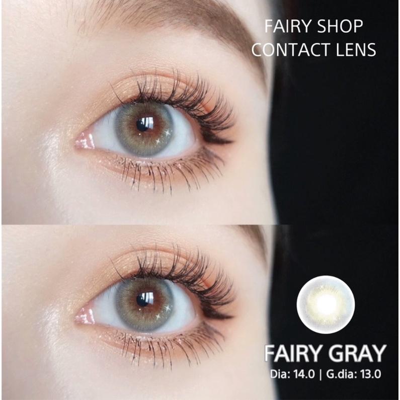 Kính Áp Tròng Fairy Gray 14.0mm - FAIRY SHOP CONTACT LENS - silicone hydrogel độ 0 đến 6 độ hạn 1 năm