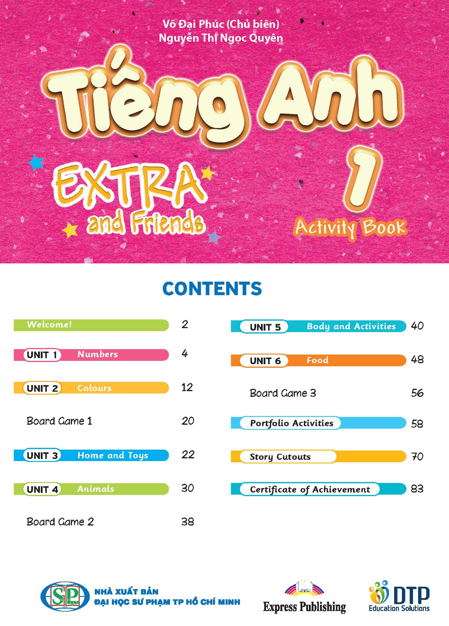 Tiếng Anh 1 Extra and Friends - Activity book (Sách bài tập)