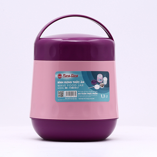 Bình đựng thức ăn 1.1 Lít Rạng Đông Model: RD-1100 N1.T