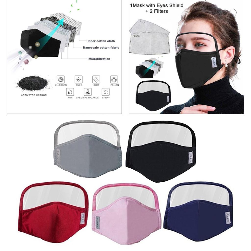 Anti Dust Adults Mouth Cover Masks With Clear Eye