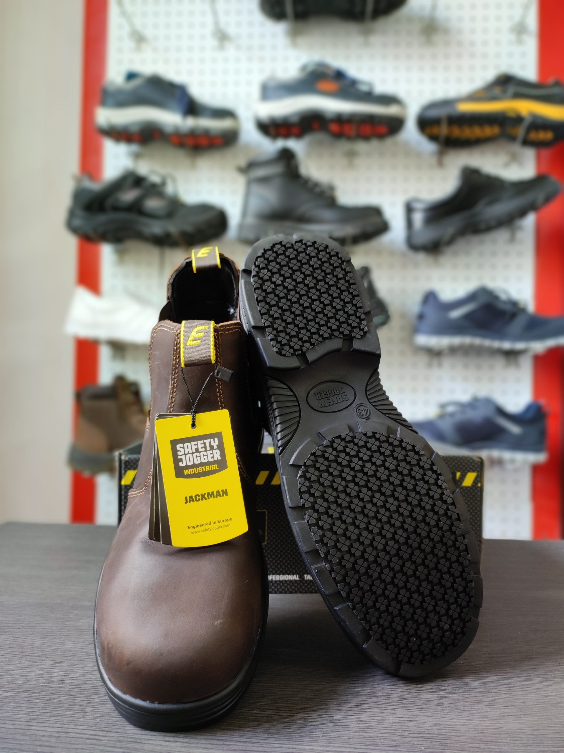 Giày Bảo Hộ Safety Jogger Jackman Cao Cổ Không Dây, Chống Đinh, Chống Dập Ngón