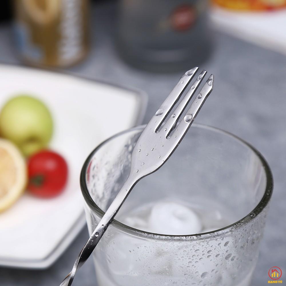 Thìa Khuấy Bar Dụng Cụ Pha Chế chuyên nghiệp, 2 đầu tiện dụng, 32cm