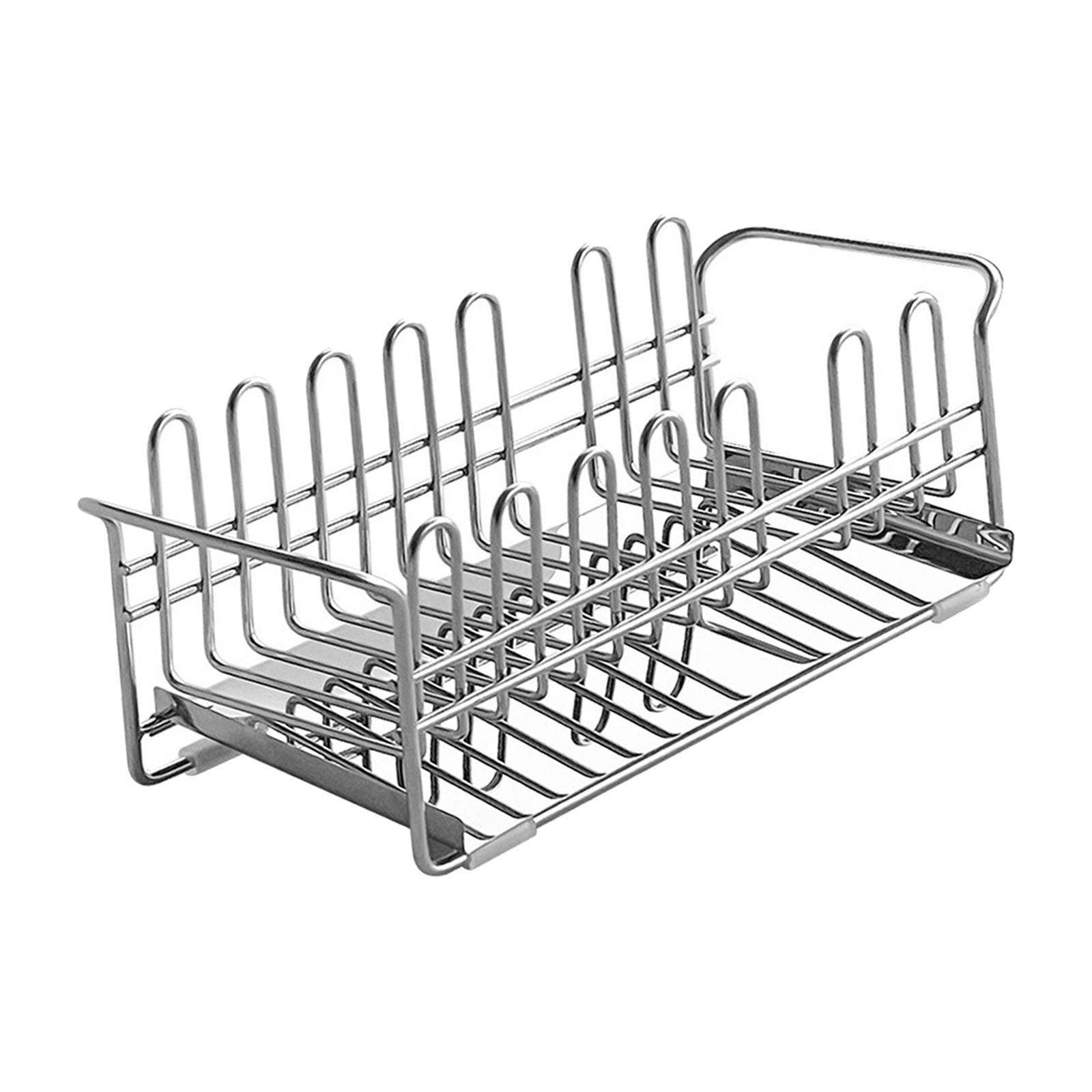 Sink Caddy Drain Holder Kitchen Organizer Soap Caddy Dish Rack Countertop