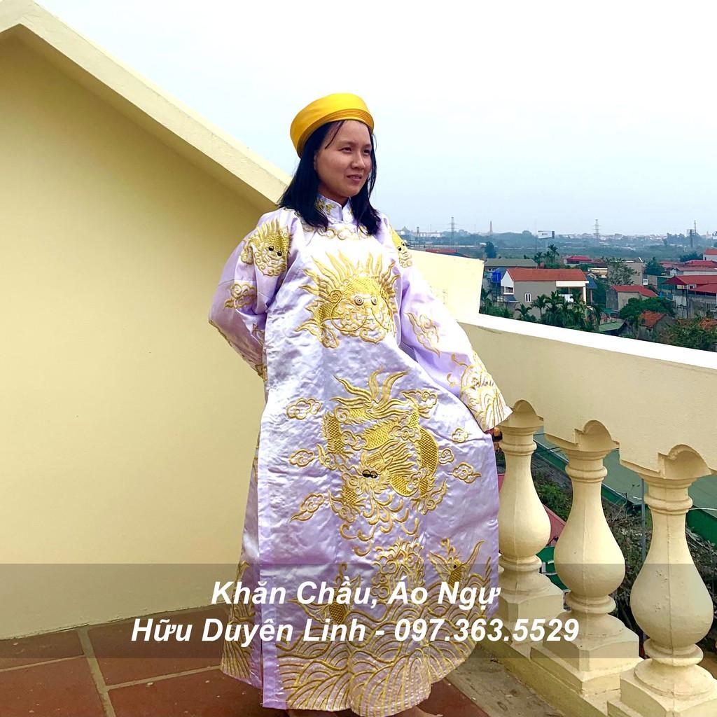 Áo hầu đồng Ngũ Vị Tôn Quan, trang phục hầu Ngũ Vị Quan Lớn - 5 vị đại quan trong hệ thống Tứ Phủ Công Đồng free size phù hợp cao 150-170cm