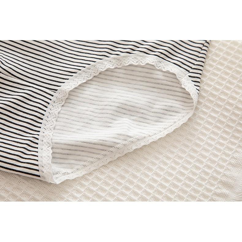 Quần Lót Nữ Cotton Kháng Khuẩn Ngang Eo Xuất Nhật Hàng Loại Đẹp.