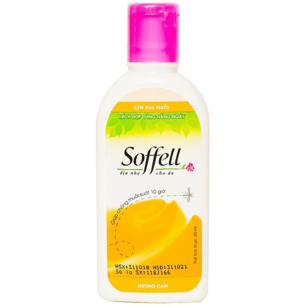 [QUÀ TẶNG] Kem chống muỗi Soffell xuất xứ Indonesia, Lọ 60ml - Xua đuổi muỗi, tránh muỗi đốt.