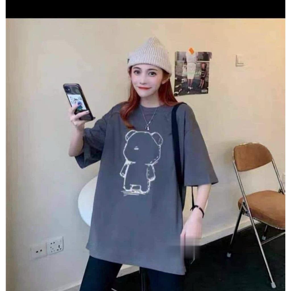 Áo thun unisex form rộng nam nữ Freesize