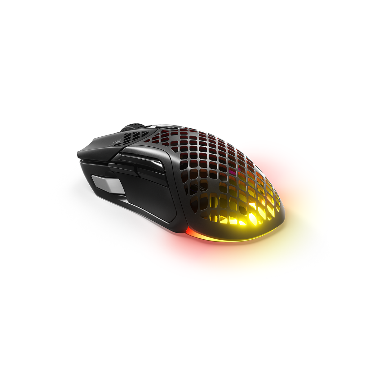 Chuột gaming không dây SteelSeries Aerox 5 Wireless màu đen 74g, 18000 CPI, led RGB, hàng chính hãng, bảo hành 12 tháng