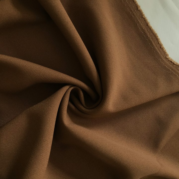 Vải Chéo Dày Màu Nâu Khổ 1m5 - Co Giãn Nhẹ, Dày Dặn - May Quần Tây, Vest, Đồ Thiết Kế