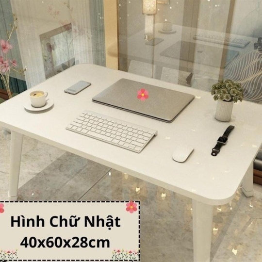 Bàn Học Ngồi Bệt Mặt Gỗ, Chân Nhựa Abs 2022