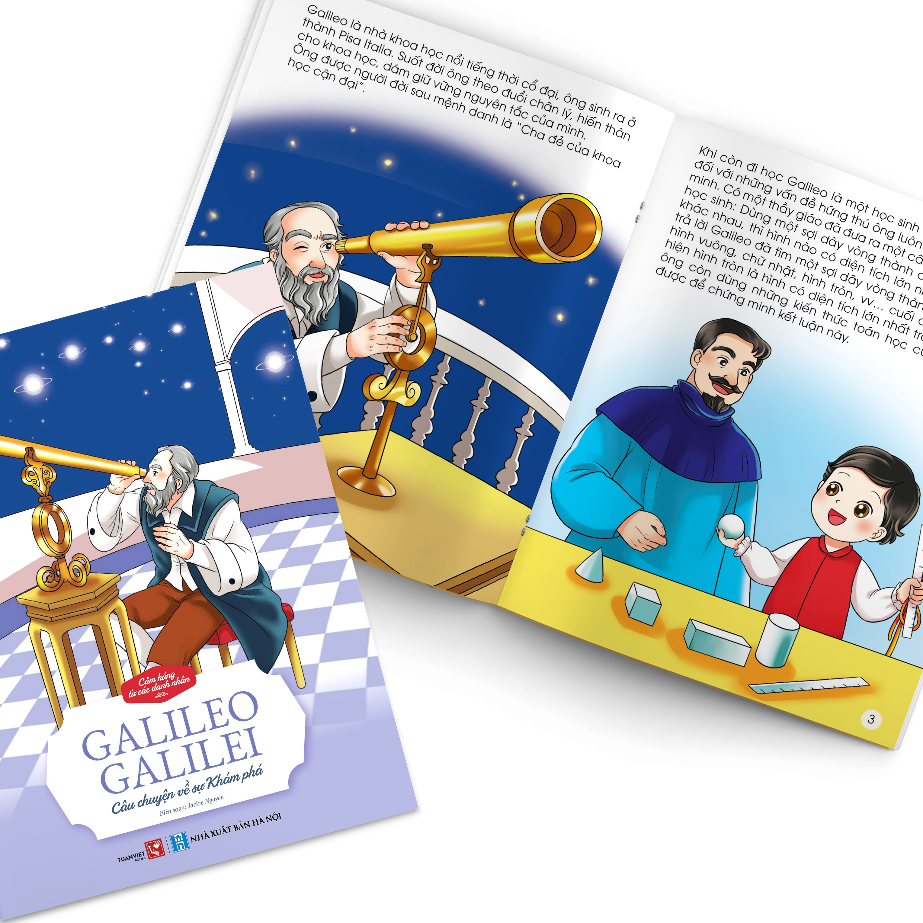 Cảm hứng Danh nhân Thế giới (Edison, Marie Curie, Galileo, Washington, Hawking)