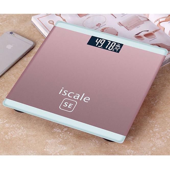 CÂN ĐIỆN TỬ 180KG MÀN HÌNH LED CÓ BÁO NHIỆT ĐỘ , CÂN KIỂM TRA SỨC KHỎE ĐIỆN TỬ KÍNH CƯỜNG LỰC SIÊU BỀN LOẠI TỐT MẪU MỚI
