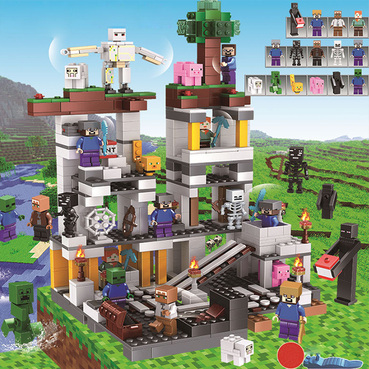 Bộ Đồ Xếp Hình Lắp Ráp My World Minecraft Mô Hình Ngôi Làng Nhỏ Và Thành Phố Tương Lai - Đồ Chơi Trẻ Em Phát Triển Tư Duy Cho Bé Trên 6 Tuổi Có Ảnh Thật