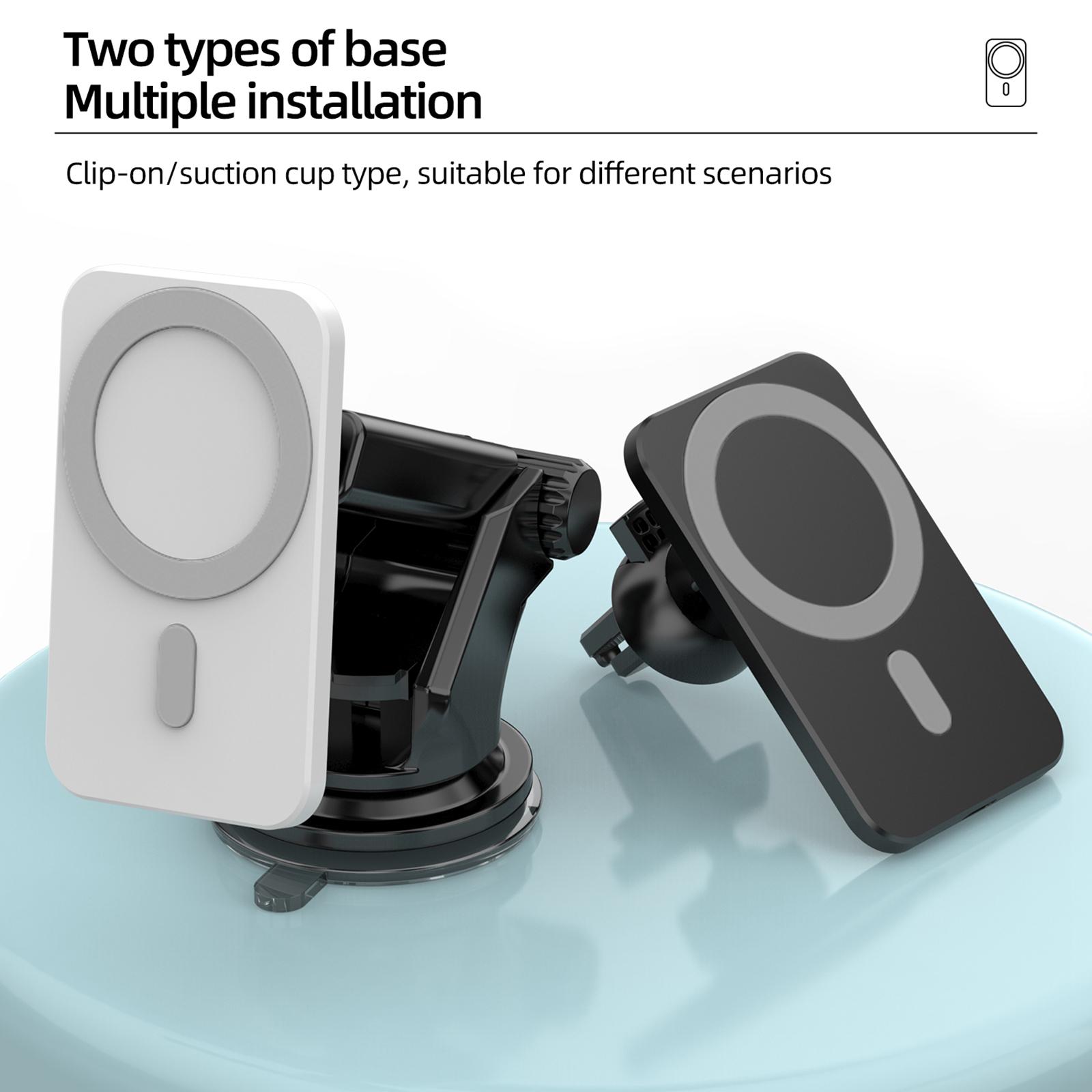 K16 Fast 15W Car Magnetic Qi Wireless Charger for  12,for  12 mini,for  12 pro,for  12 pro max