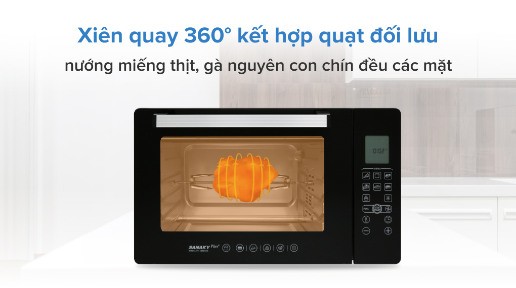 Lò nướng Sanaky 50 lít VH-5088N2D hàng chính hãng