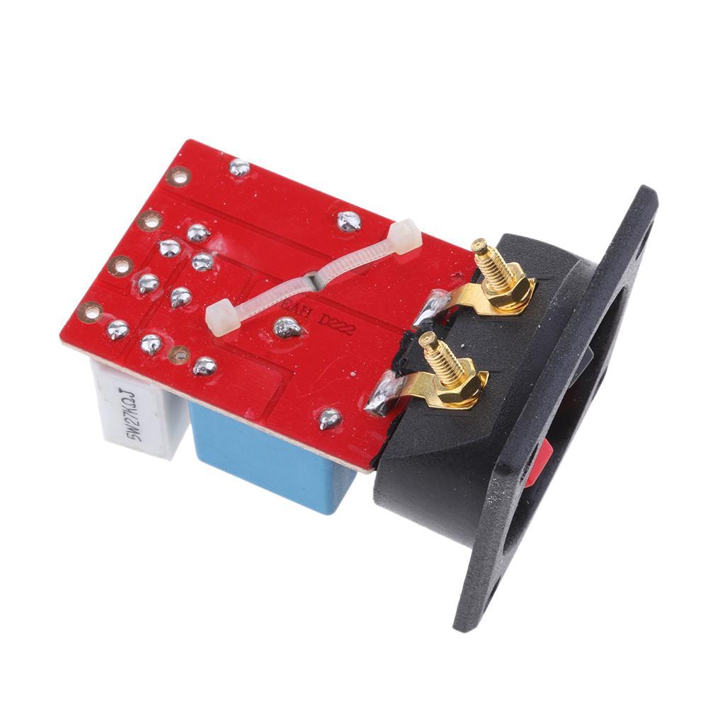 2 Pieces 2 Way Loudspeaker Crossovers Stereo 80W for Car Home Audio System