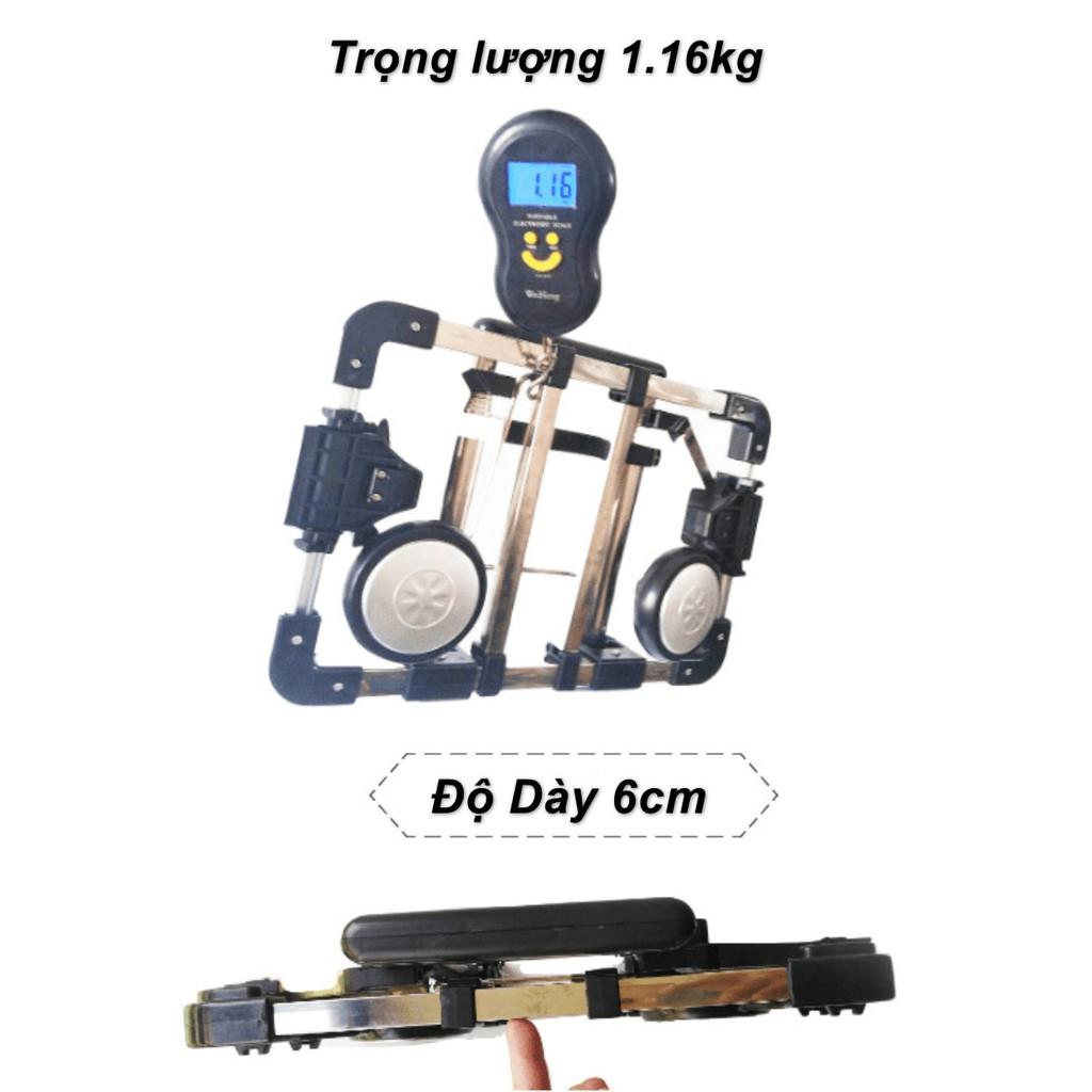 Xe kéo hành lý A4 siêu tiện lợi thích hợp đi mua sắm du lịch ( Tặng kèm dây ràng + túi đựng )