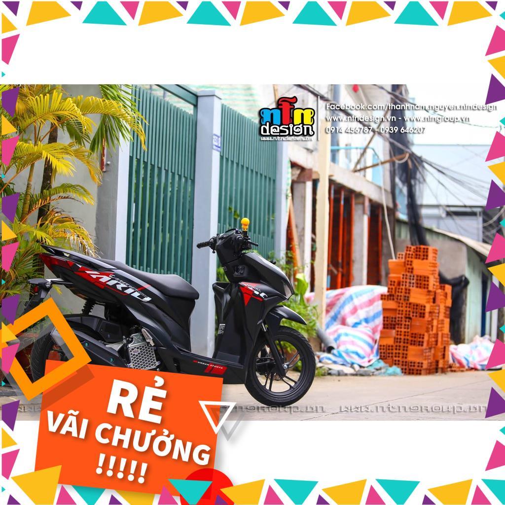 Tem Rời Vario 2018 Mẫu Chữ Vario 150 Đen Đỏ Trắng