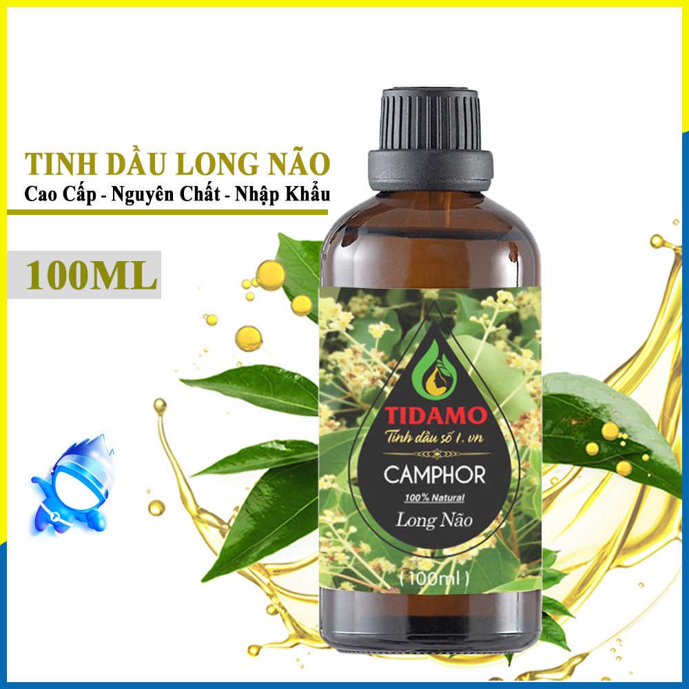 Tinh Dầu Xông Phòng Chai Lớn 100ML, Tự Chọn Mùi  Chính Hãng TIDAMO, Chiết xuất Tự Nhiên, Có Kiểm Nghiệm  Xông Thơm Phòng, Thư Giãn và Bảo Vệ Sức Khỏe – Long Não 100ML