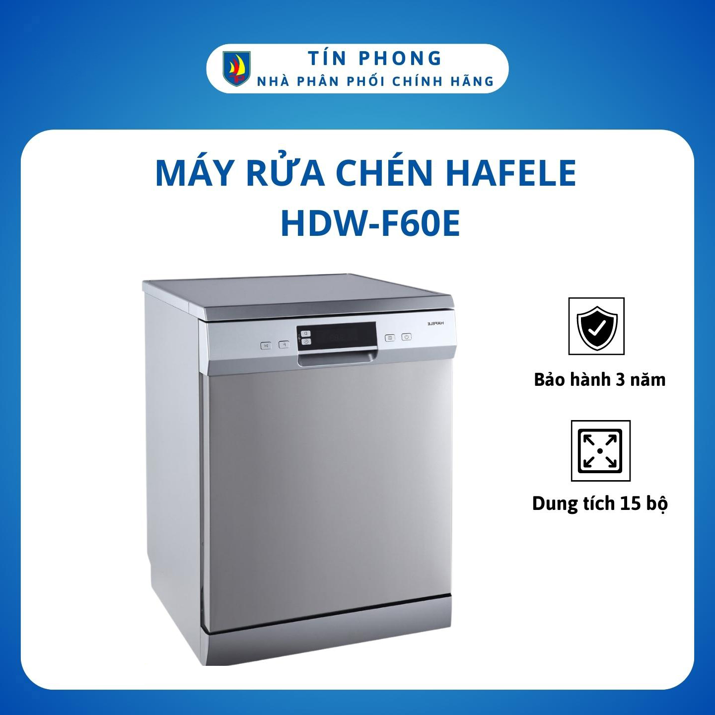 Máy Rửa Chén Hafele HDW-F60E 538.21.200 - Hàng Chính Hãng