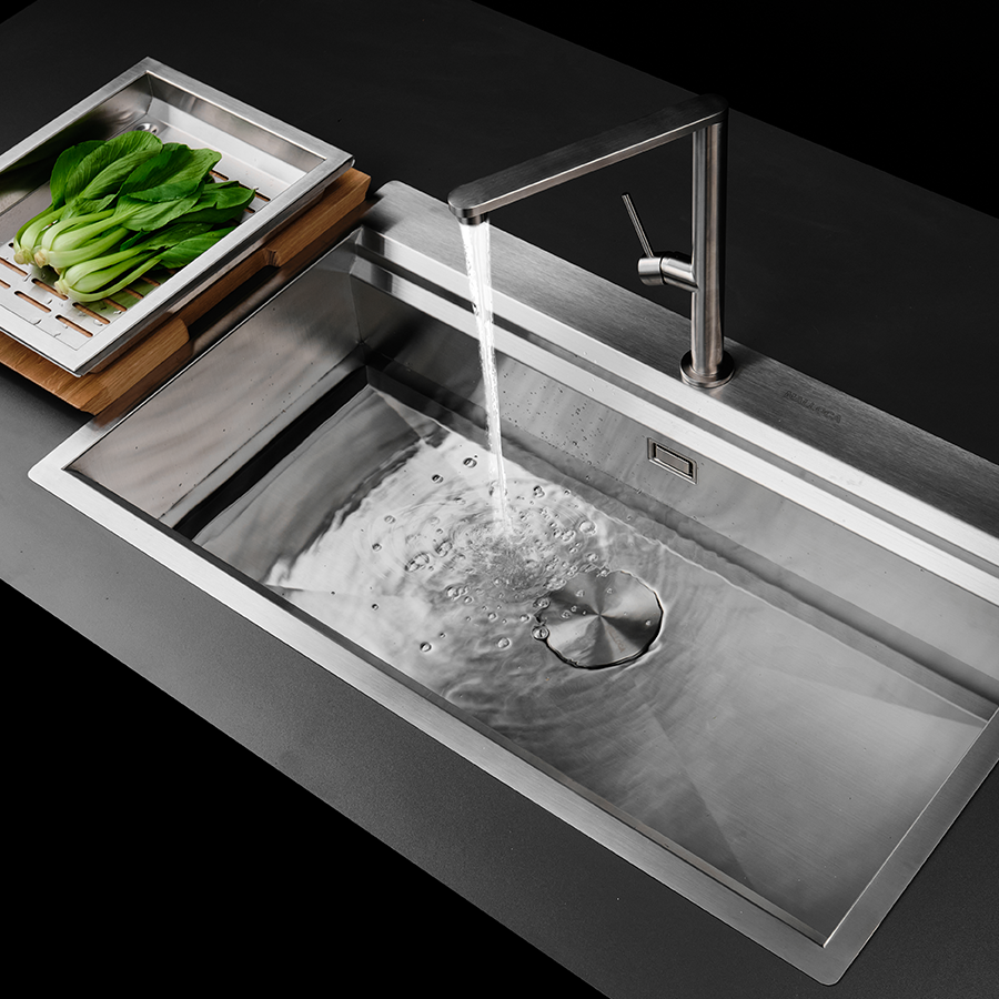 Chậu rửa chén 1 ngăn Malloca Slide MS 861 - Hàng chính hãng - Bảo hành 3 năm