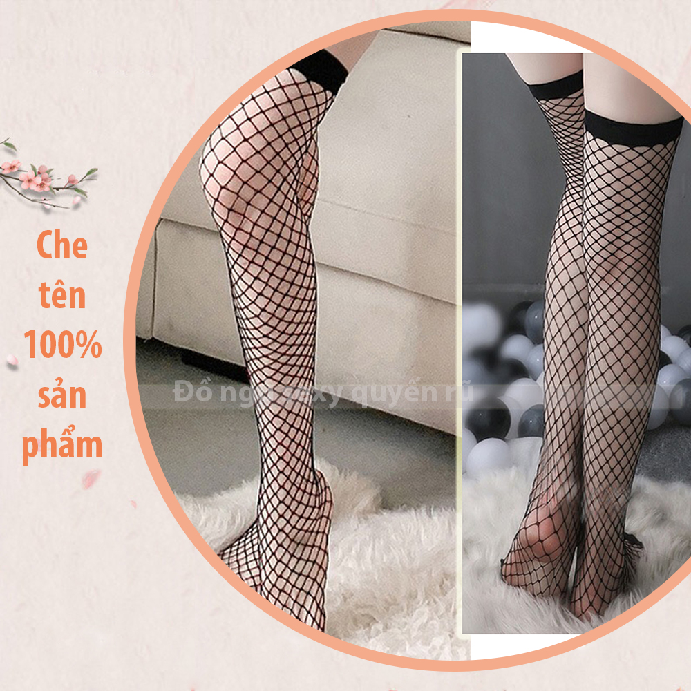 Tất lưới ren sexy P17 - Tất lưới gối gợi cảm