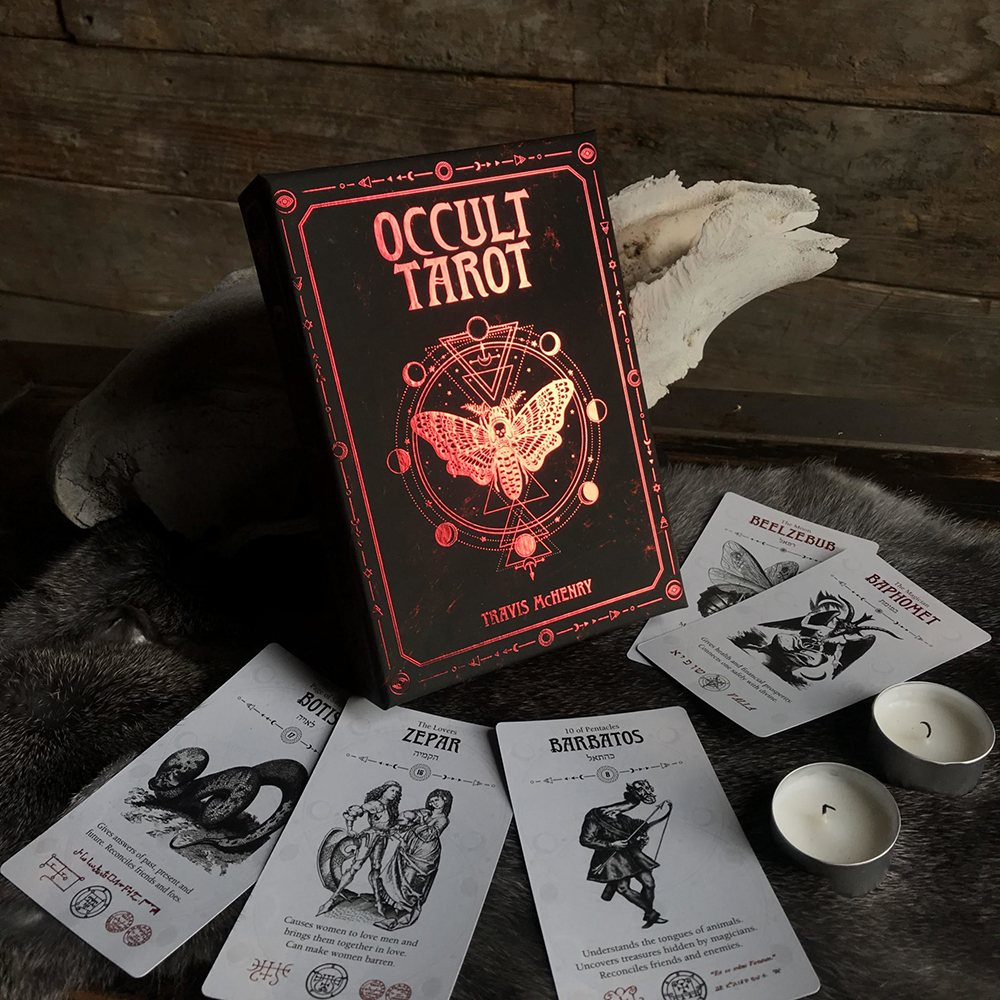Bài Tarot The Occult Tarot 78 Lá Bài Tặng File Tiếng Anh Và Đá Thanh Tẩy