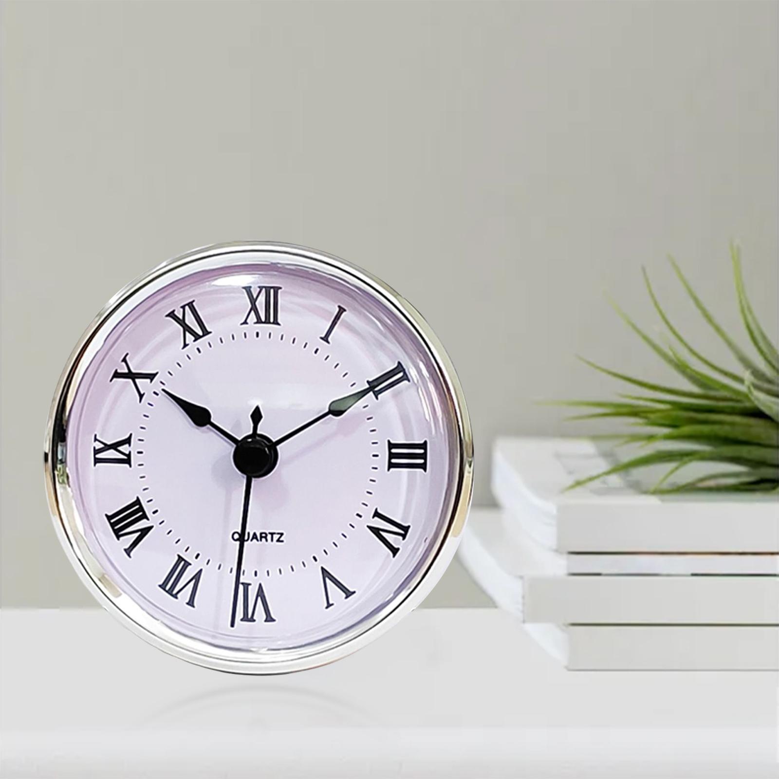 3-1/8 inch Clock Insert Round for Home Wall
