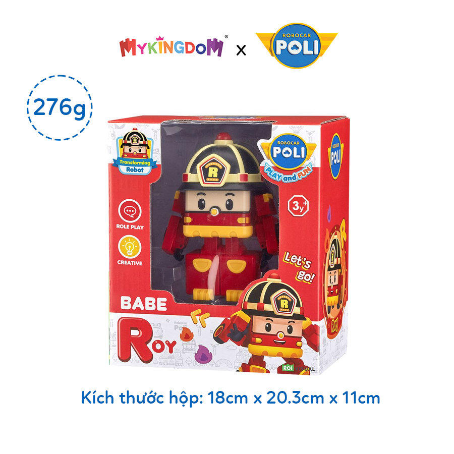 Đồ Chơi Robot Biến Hình Xe Cứu Hộ Babe Roy ROBOCAR POLI ZR919