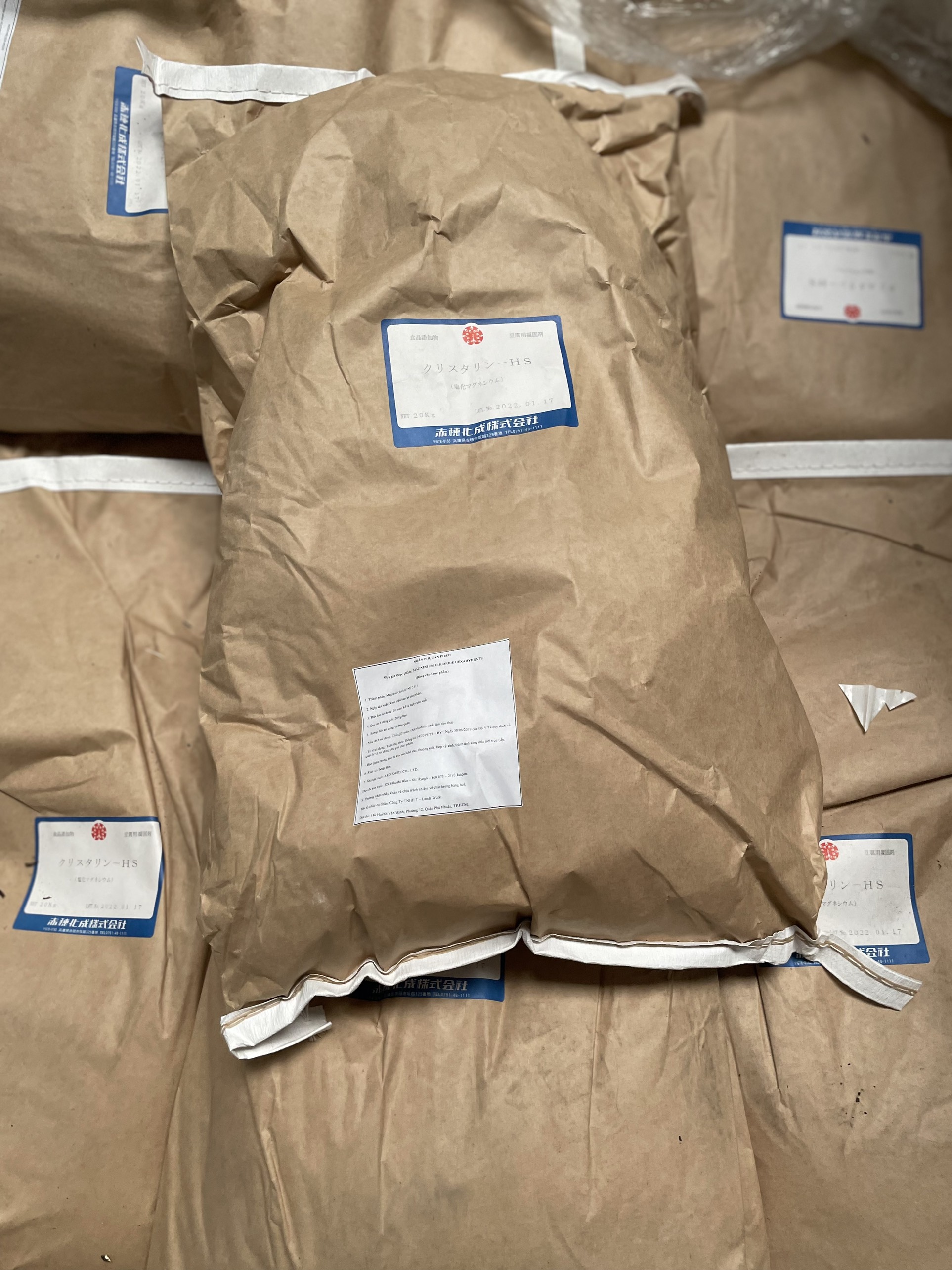 20kg Muối NIGARI Nhật Bản tạo đông đậu hũ, đậu phụ (Made in Japan)