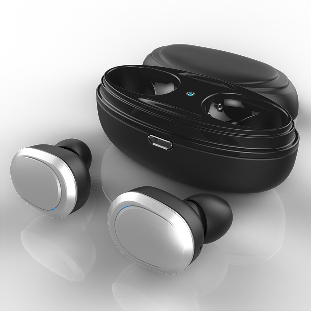 Tai Nghe Không Dây Nhét Tai Bluetooth Âm Thanh Nổi T12 Dual TWS Có Micrô