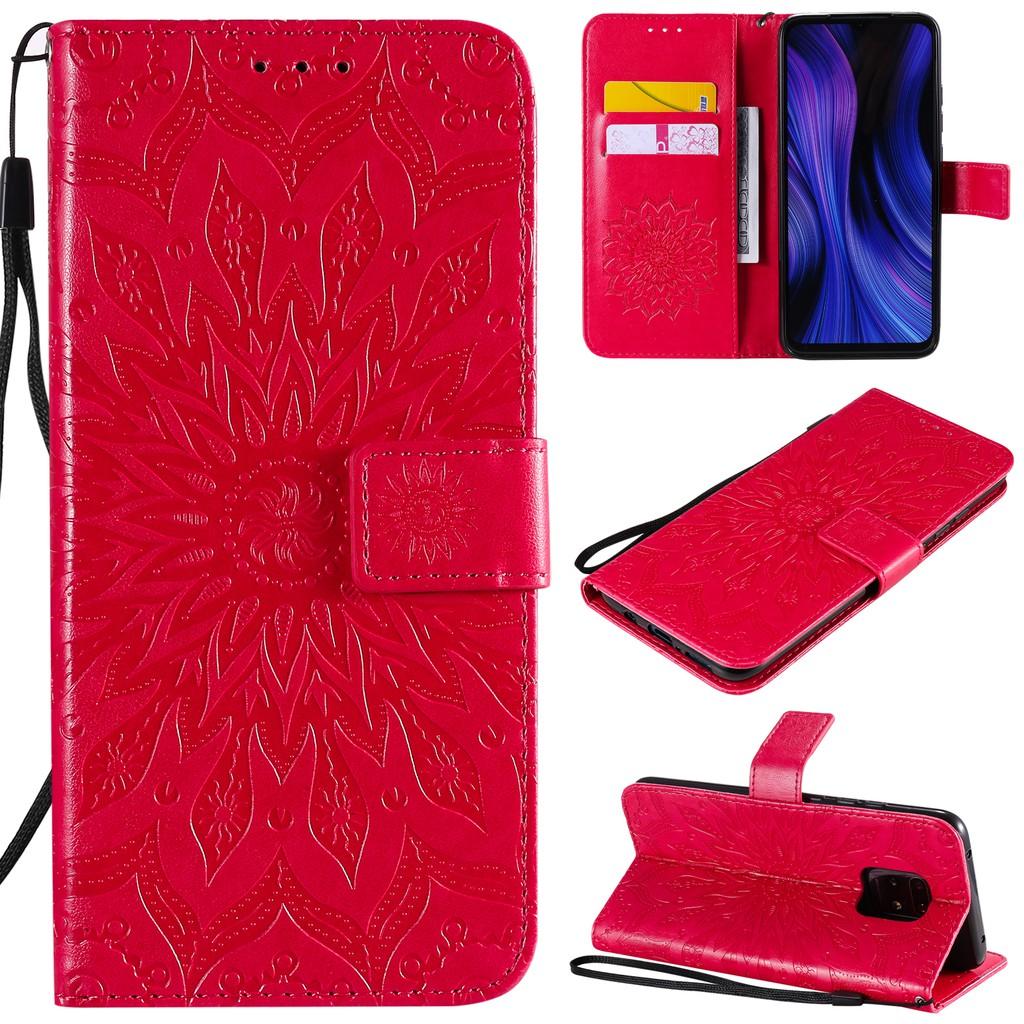 Bao da điện thoại PU mềm nắp lật kèm ví và ngăn đựng thẻ cho XIAOMI REDMI NOTE 9 PRO MAX NOTE 9S NOTE 8 PRO