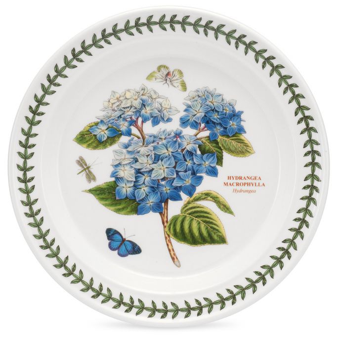 Đĩa tròn 25cm họa tiêt shoa cỏ nhập khẩu Anh Quốc PM BOTANIC GARDEN BG05052
