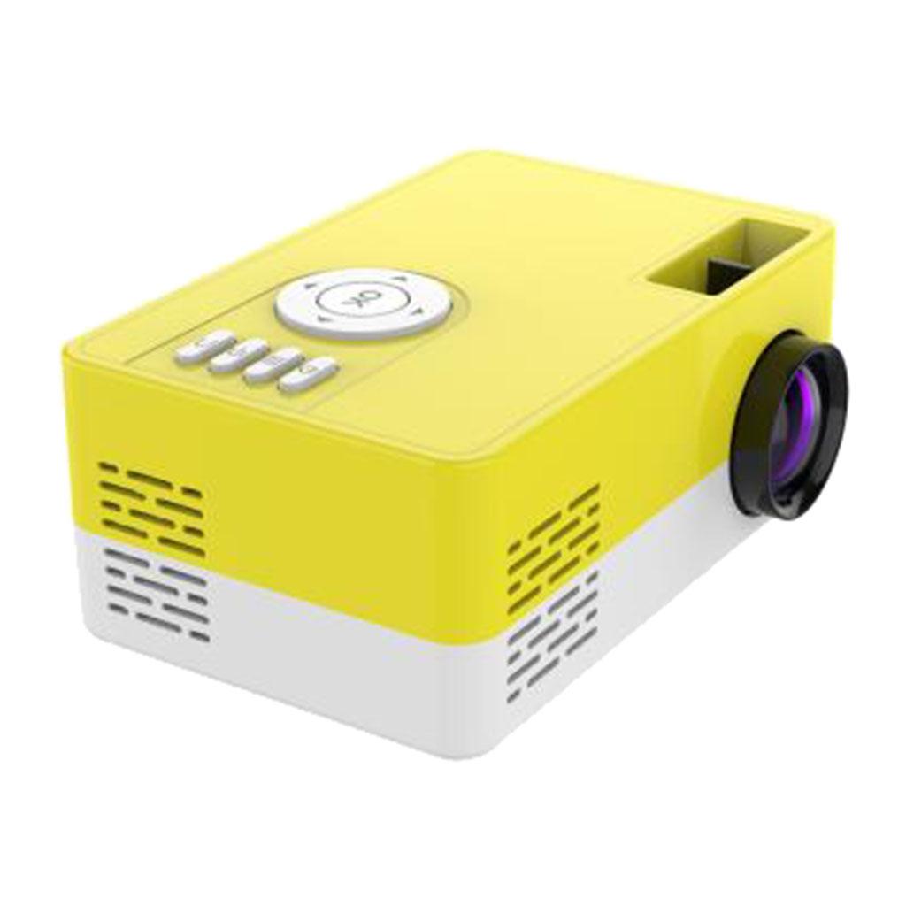 Mini Projector LED HD 1080P Home Movie Theater 20-60" Image US Plug