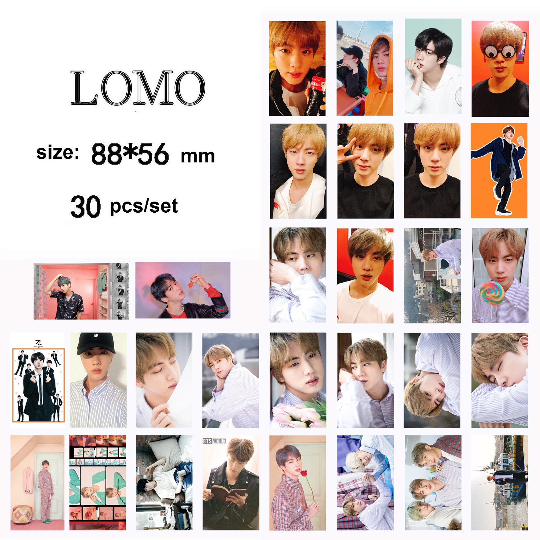 Lomo card Jin BTS "Map of the Soul"