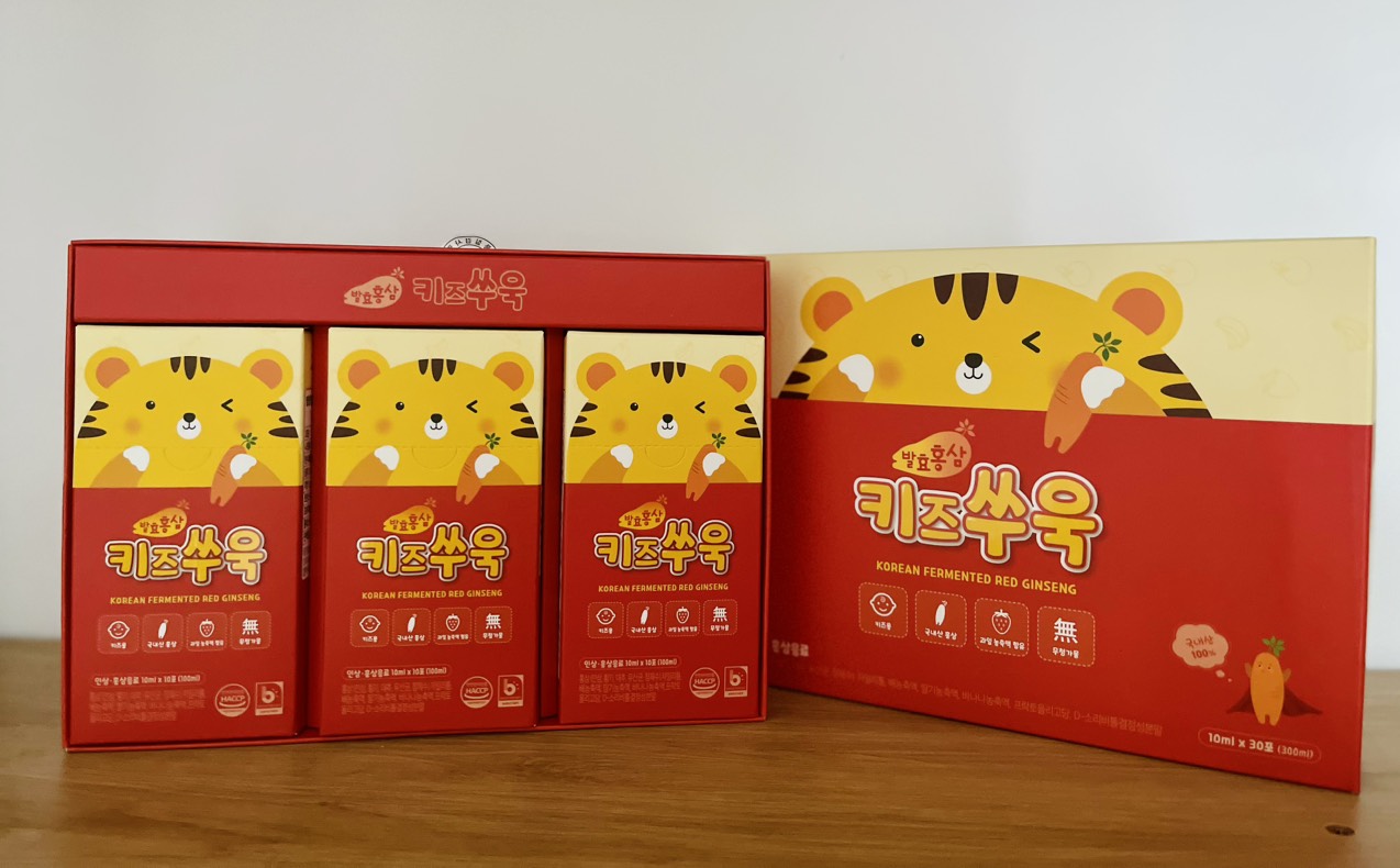 Nước hồng sâm lên men trẻ em 10ml x 30 gói