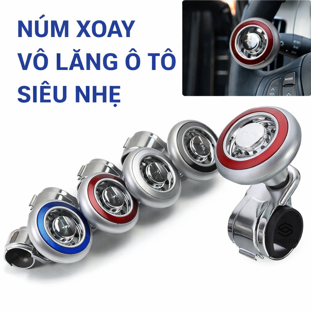 Núm Xoay Vô Lăng Siêu Nhẹ – Xoay Êm Tay, Đỗ Xe & Quay Đầu Dễ Dàng