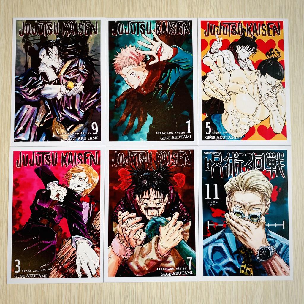 Bộ 20 tấm postcard Chú thuật hồi chiến Jujutsu Kaisen