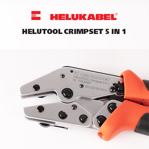 Bộ kìm thi công bấm đầu nối HELUKABEL HELUTOOL Crimpset 5 in 1