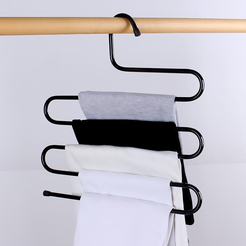 Móc treo quần áo 5 tầng kim loại - Móc quần áo siêu bền chịu lực 5kg