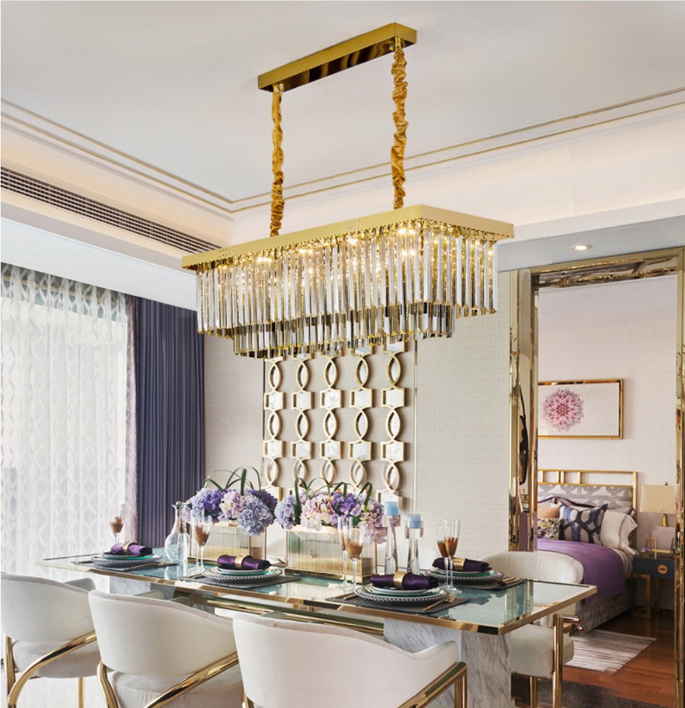 Đèn thả LUPIN pha lê cao cấp, sang trọng kiểu dáng hiện đại