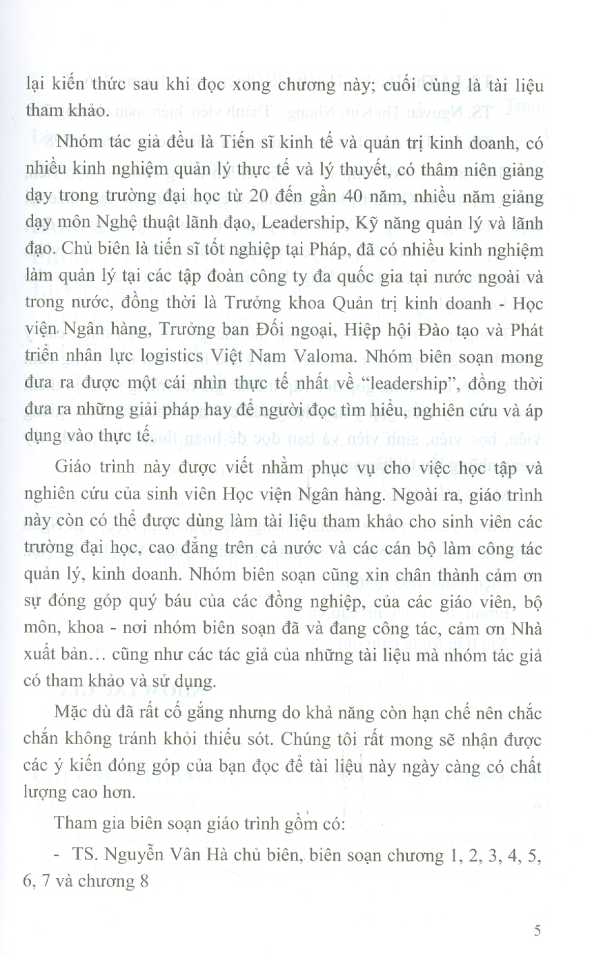 Giáo Trình Leadership