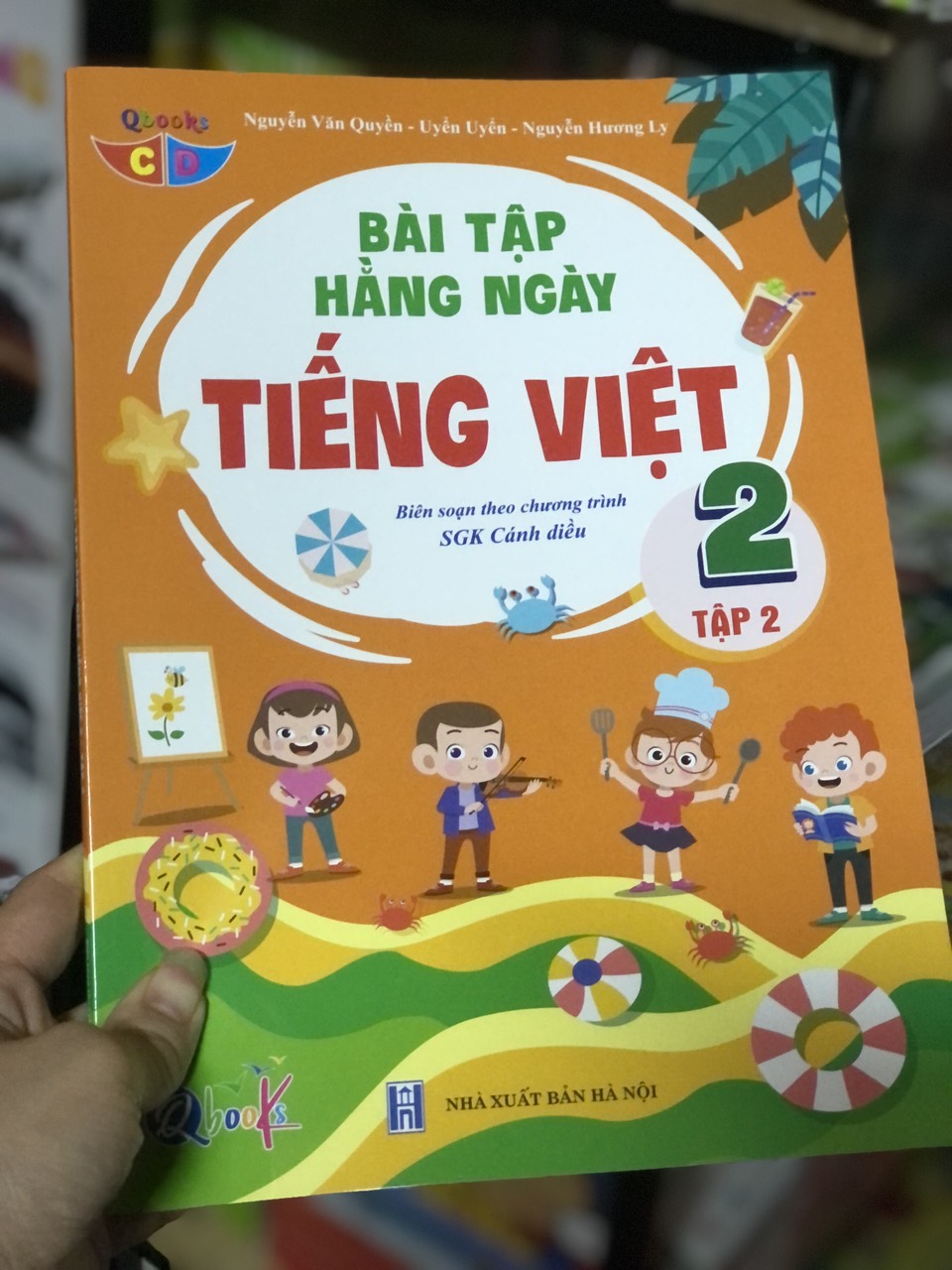 Sách - Combo Bài Tập Hằng Ngày - Toán và Tiếng Việt Lớp 2 - cánh diều - Tập 1, 2 (2 cuốn)