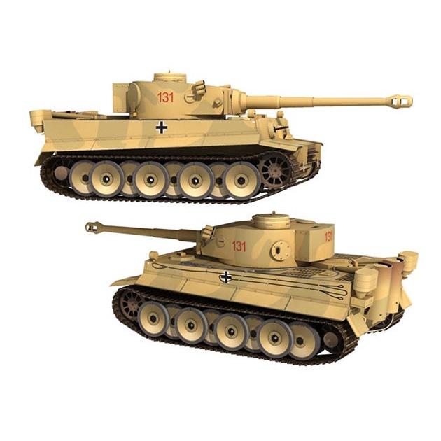 Mô hình giấy xe tank Tiger I tỉ lệ 1/35