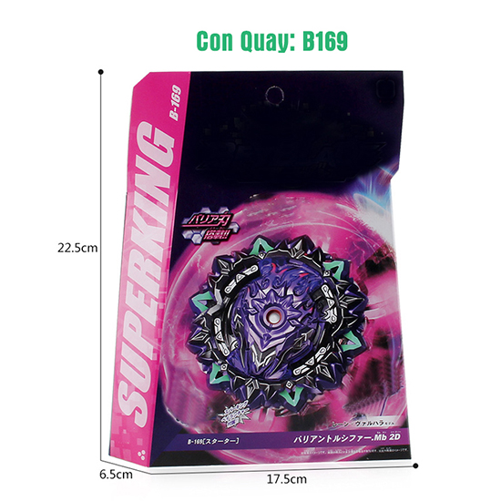 Đồ Chơi Con Quay B169 Kèm Tay Quay | Con Quay BEYBLADE B169