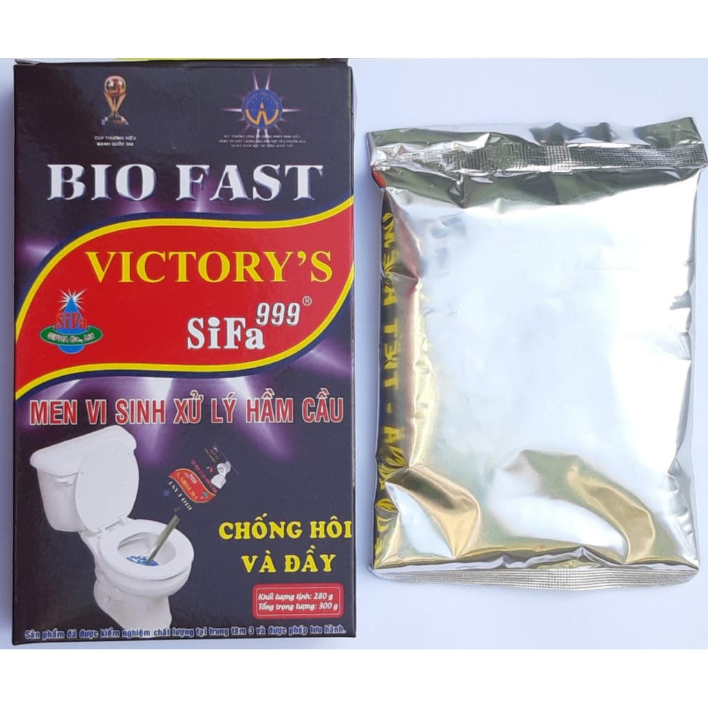 Bột men vi sinh Sifa xử lý hầm cầu chống hôi và đầy bồn cầu 300g