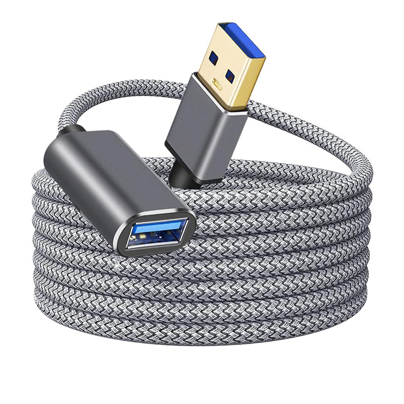 USB 3.0 Extension Cable Portable Extension Cord Durable Data Transfer