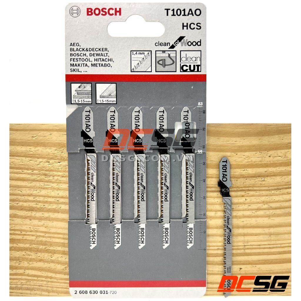 Lưỡi cưa lọng cắt lượn cung tròn cho gỗ T101AO Bosch 2608630031 | DCSG