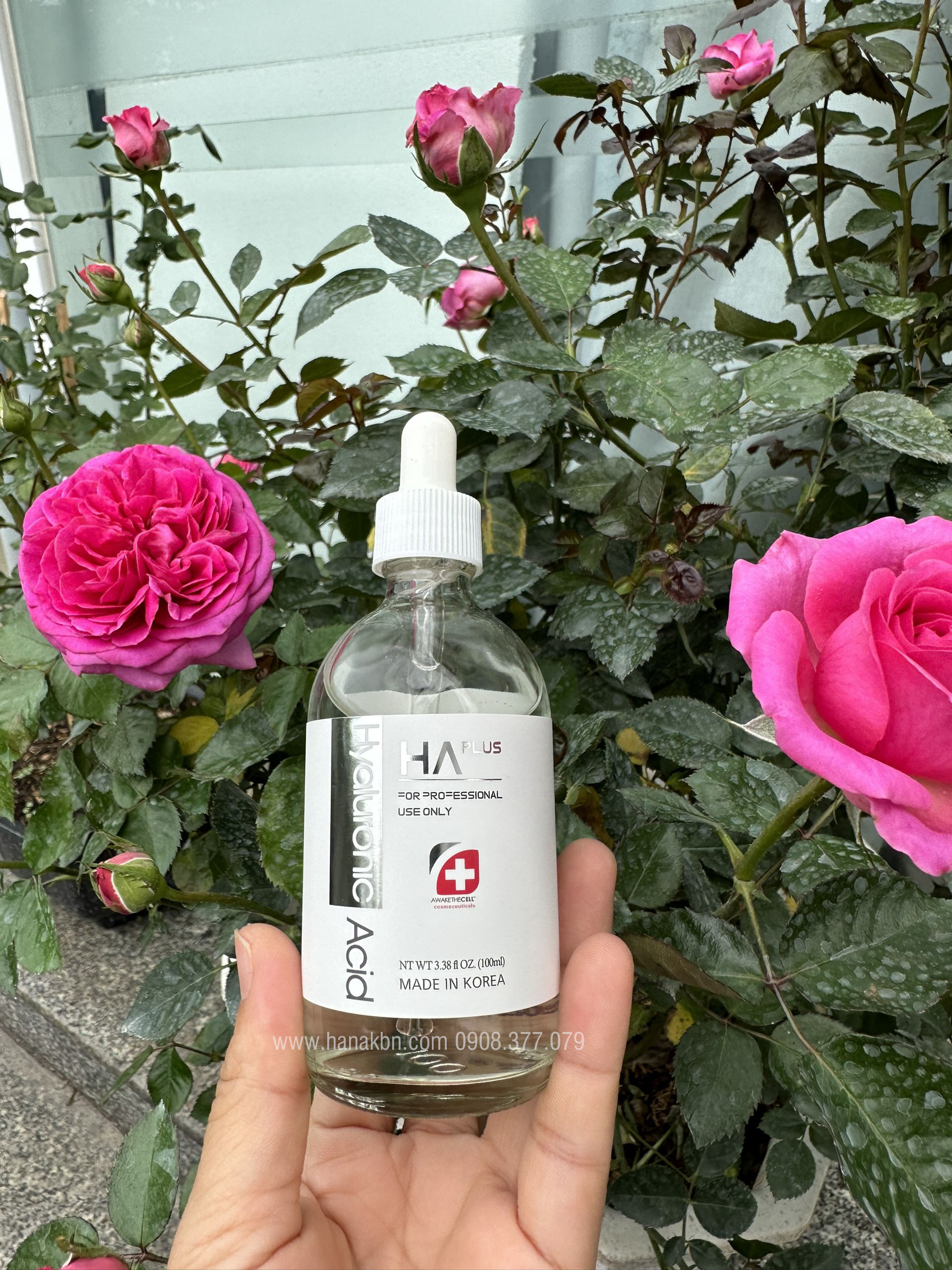 Serum HA Plus 100ml - Cấp Nước, Dưỡng Ẩm, Căng Bóng Da, Mờ Nếp Nhăn