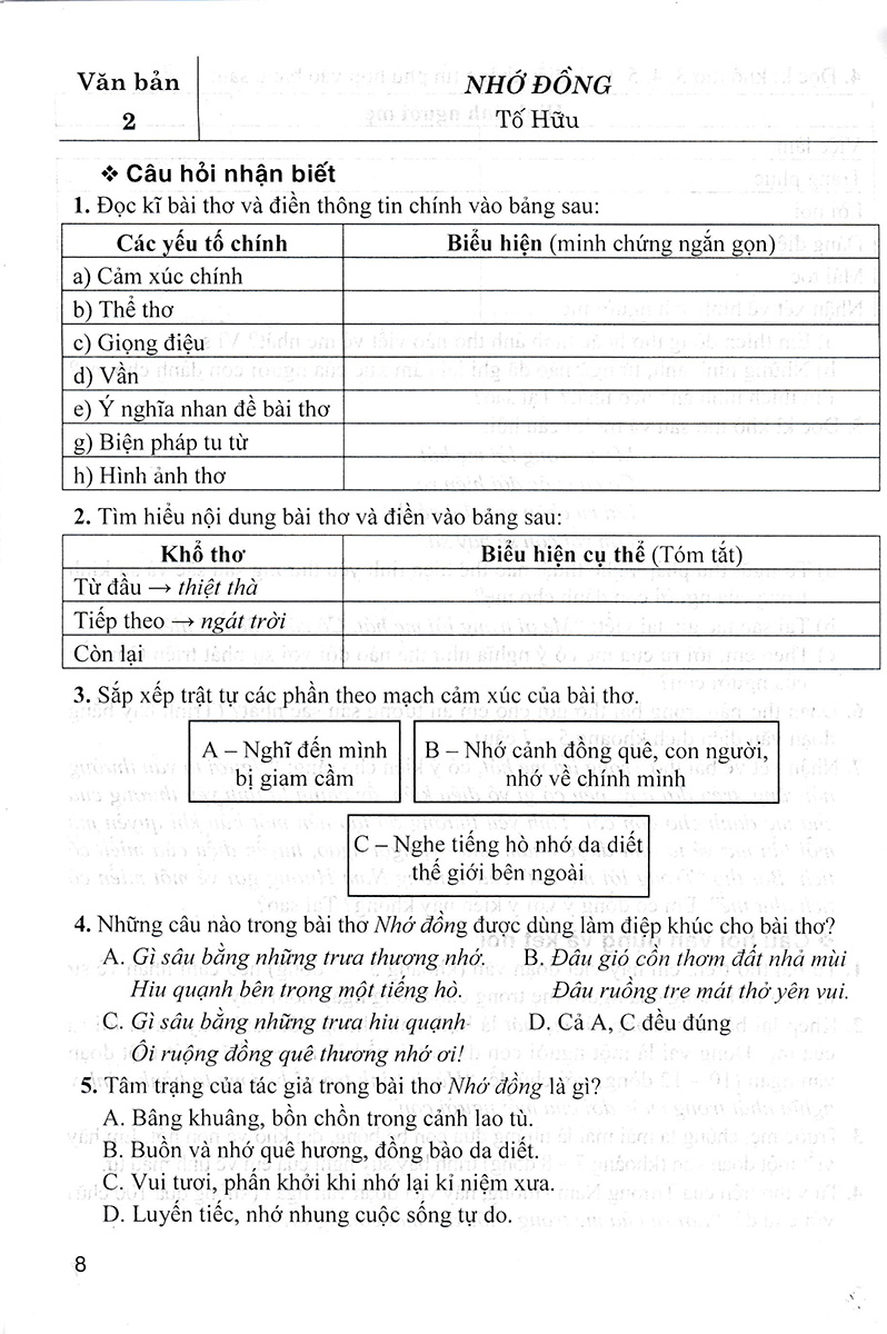 Phát Triển Kĩ Năng Đọc - Hiểu Và Viết Văn Bản Theo Thể Loại Môn Ngữ Văn 8 _HA